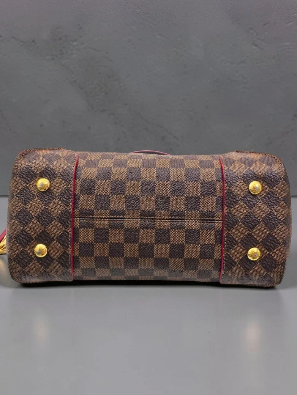 Louis Vuitton Caissa Hobo Damier Ebene Canvas Shoulder Bag